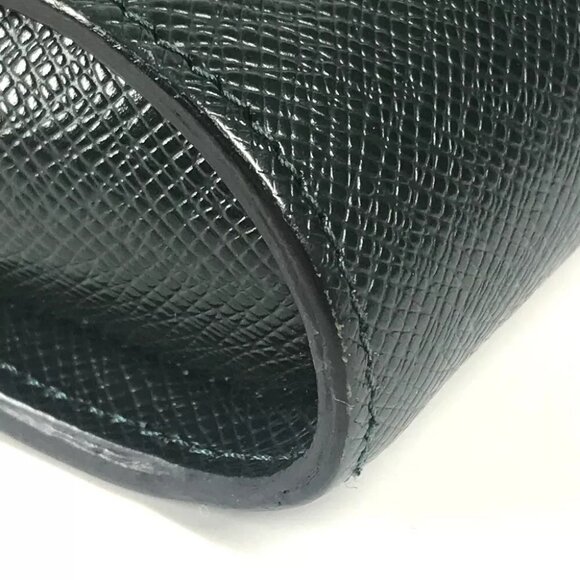 LOUIS VUITTON M30184 Taiga Baikal Bag Clutch Bag Pouch Green/GoldHardware - Picture 14 of 16